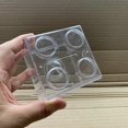 thumbnail image 4 of Visland Coin Bank Transparent Visible Easy to Use Kids Building Block Design Money Saving Box for Gifts, 4 of 6