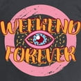 thumbnail image 3 of CafePress - Retro 80S Weekend Forever Long Sleeve T Shirt - Long Sleeve Dark T-Shirt, 3 of 4