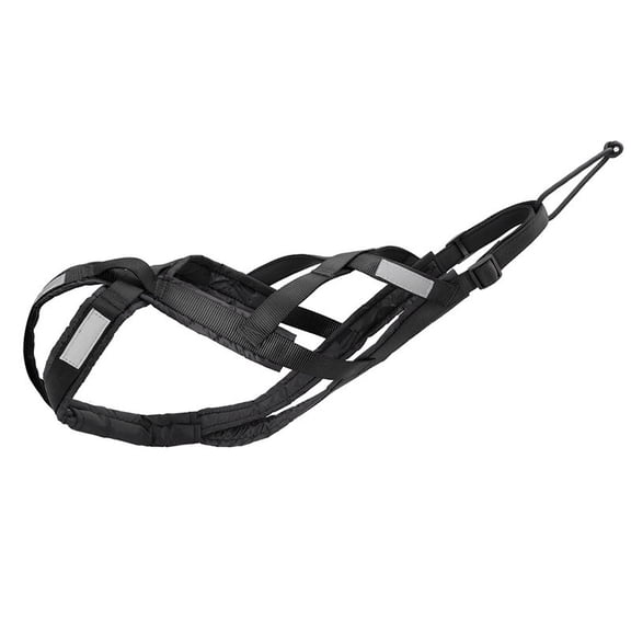 Dog Sledding Harness, Reflective Weight Pulling Harness for Small Medium Large Dogs, Adjustable Mushing Harness for Bikejoring, Skijoring