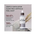 thumbnail image 2 of Peel Shot Glow Rice Ampoule Duo White rice ampoule+Black rice ampoule Soft Exfoliating Face and Body Scrub Dead Skin Cells, Blackheads Remover for All, 2 of 5
