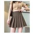 thumbnail image 4 of New pleated skirt for 2025 Womens Mini Skirts Japanese School High Waist Kawaii Cute grey Plaid Skirt Uniform Harajuku Jupe, 4 of 8