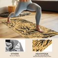thumbnail image 4 of Animal Print Pattern Hot Yoga Mat Towel Non Slip for Hot Yoga - Quick-Drying Yoga Mat Cover with 4 Corner Pockets with Travel Bag - Hot Yoga Towel Non Slip 74"x26", 4 of 6