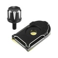 thumbnail image 1 of 1 Set Tornillo de asiento trasero de motocicleta con tapa de perilla para Harley Davidson Softail Dyna 1/4"-20 Negro, 1 of 7