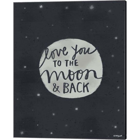 Metaverse Katie Doucette 'Moon & Back' Canvas Art