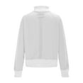 thumbnail image 5 of BiZtdJrK Mock Neck Sweatshirt Women Side Zipper Long Sleeve Solid Casual Pullover Tops Fall Fashion Sweatshirts White M, 5 of 6