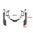 thumbnail image 2 of Embellecedor de botón del volante del velocímetro para Nissan GTR R35 2008-2016 rojo, 2 of 4