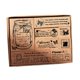 thumbnail image 3 of Estampas de goma de madera Conjunto de sellos de diario de madera Multifunción Artes de arte portátiles Diy para la artesanía de los álbumes de Estilo A, 3 of 9