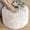 Beige, variant on Stuffed Round Pouf Ottoman,Corduroy Foot Rest with Shredded Foam Filling, Lightweight and Fluffy Pouf Storage Ottoman for Living Room,Floor Poufs for Couch,20"x15", Light Grey