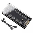 thumbnail image 1 of Hub con cable,Hub con cable ARGB RGBW Cable premium,Hub RGB 10 Hub Splitter PC RGB Fan Cooling,con puerto de alimentación HUB Tira de luz LED multipropósito,Hub 10 en 1 para interfaz de placa, 1 of 8