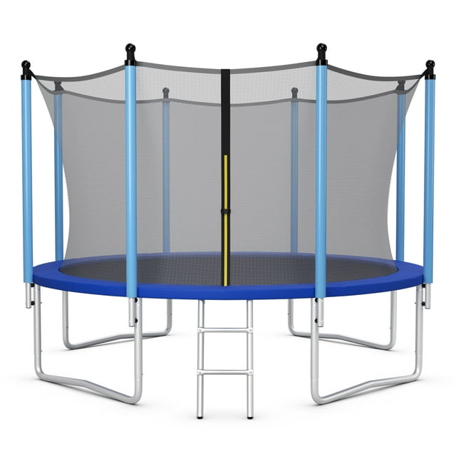 Patiojoy Trampoline de 14 Pi pour Enfants, Trampolines Récréatifs avec Filet de Sécurité Interne