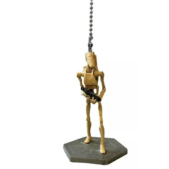Star Wars Battle Droid Fan Lamp Pull Chain Figure Figurine New Pvc Clone Wars 3” New