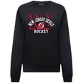 thumbnail image 2 of Women's Levelwear Black New Jersey Devils Yvette Limelight Big Letter Sweatshirt, 2 of 3