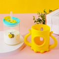 thumbnail image 3 of Baby cup with straw Cute cartoon baby for toddlers and young children, 3 of 5
