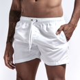 thumbnail image 1 of Pantalones cortos de natación para hombre, bañador de secado rápido con bolsillo, color liso, a la moda, para correr en la playa Fivean unisex, 1 of 2