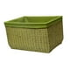 thumbnail image 5 of Cesta tejida a mano, contenedor para artículos diversos, decoración, bolsa para ropa sucia, organizador, contenedor de almacenamiento para sala de Verde, 5 of 9
