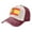 Dark Red, variant on Flag Of Spain Baseball Cap Distressed Adjustable Vintage Cotton Denim Hat for Women Men