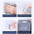 thumbnail image 4 of Foldable Hanging Laundry Basket Wall Mount Dirty Clothes Hamper Collapsible Storage Bin for Bathroom Bedroom 14.17x11x5.9 Inch, 4 of 7