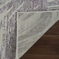 thumbnail image 3 of HomeRoots 558834 7 x 10 ft. Abstract Distressed Rectangle Area Rug, Beige & Purple, 3 of 7