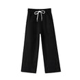 thumbnail image 2 of Girls Sweatpants Wide Leg Loose Pants for Kids Casual Trousers Relaxed Fit Elastic Waist Girls Bottoms 2-3T, 2 of 4