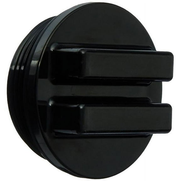 Hayward SP1022CBLK 1.5" MIP Concrete Pool Drain Plug with O-Ring - Black
