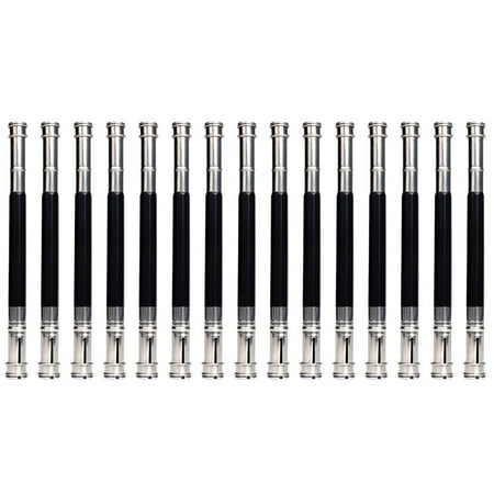 

15 Pcs Stainless Steel Pencil Extender Double-end Pencil Holder Extension Rod