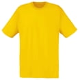 thumbnail image 1 of Fruit Of The Loom - Camiseta Básica de manga corta de  diseño Original hombre caballero (Amarillo Girasol), 1 of 2