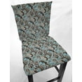 thumbnail image 1 of Brown & Teal Paisley Dining Room Chair Back Covers or Seat Covers by Penny's Needful Things (Chair Back Cover Only) (20 W x 18 H CHAIR BACK), 1 of 4
