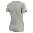 thumbnail image 3 of Women's Heather Gray Atlanta Falcons Primary Logo V-Neck T-Shirt, 3 of 3