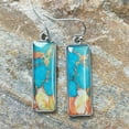 thumbnail image 5 of HOOUN Silver Women Jewelry Fashion Opal Zirconia Party Dangle Drop Earrings-Turquoise, 5 of 6