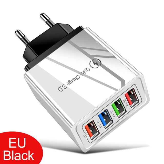 Coloree el reino principal del cargador del cargador del viaje de la tableta del cargador 3A del teléfono celular 4USB