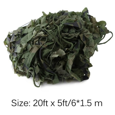 20 X 5 Feet Woodland Leaves Military Camouflage Net Sun Shelter Car-Covers