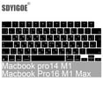 EU US keyboard cover for macbook pro 14 inch m1 a2442 macbook pro 16