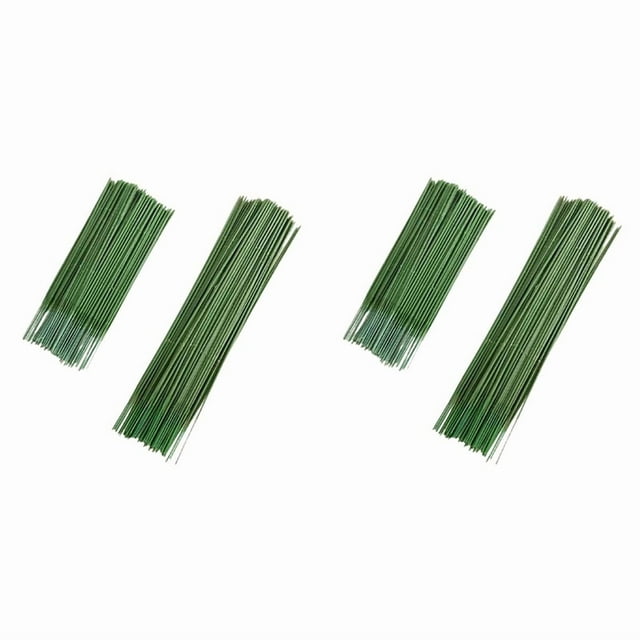 Alambre de Floristería, 400 Piezas de Tallo Floral de Plástico, Varilla de Flor Artificial, Alambre de Trozo de Planta Alambres de Floristería , Alambre Floral