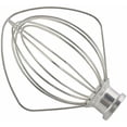 thumbnail image 5 of Wire Whip Attachment, Solid Stainless Steel Hub Reinforced Thicker 6 Wires For Fluffy Whipped Cream And Cakes, Dishwasher Safe, Rustproof Burnished Beater, Compatible With Kitchenaid Food Processors, 5 of 5