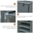 thumbnail image 6 of SOPOTUTU Space Saving Shoe Organizer Galvanized Steel Pipe Entryway 1Pack 35.4X23.6X11.8In, 6 of 8