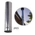 thumbnail image 1 of Tubos de Extensión de Conducto de 2,36 Pulgadas de Diámetro, Tubo de Chimenea, Estufas de Tienda Caliente, Chimenea, Estufas de Acero Inoxidable, Tube 2 uds 6x30cm Soledad Pipa Estufas, 1 of 10