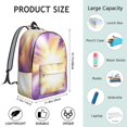 thumbnail image 5 of Colorful Starry Sky and Universe Backpack for School, Cute School Bag with Adjustable Shoulder Straps and Padded Back, 15.7"x11.8"x5.5", 5 of 5
