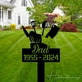 thumbnail image 2 of Handmadetneonsign Custom Outdoor Memorial Chef Metal Sign With Stakes, Outdoor Memorial Chef Metal, 2 of 4