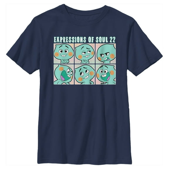 Boy's Soul Expressions of 22 Graphic Tee Navy Blue X Small