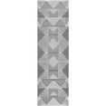 thumbnail image 2 of Bliss Rugs Bailey Transitional 2' x 7' Dark Gray and White Indoor Outdoor Area Rug, 2 of 8