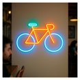 thumbnail image 2 of Letrero De Neón Para Bicicleta, Luz LED Regulable, Alimentación USB Para Gimnasio, Tienda, Club De Fitness, Garaje, Sala De Ejercicios O Dormitorio 38cm, 2 of 3
