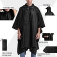 thumbnail image 3 of 3 in 1 Outdoor Waterproof Raincoat Rain Coat Men Raincoat Women Awning From the Rain Motorcycle Rain Poncho Picnic Mat, 3 of 5