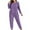 #0167-Purple, variant on Ailaofu Plus Size Women's Pajamas Sets 2 Piece Long Sleeve Pj Sleepwear Soft Comfy Tops and Pants