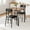 Retro color, variant on Studyset Dining Table Set of 2, Kitchen Table with Upholstered Chairs Dinning Set for Kitchen, Compact for Small Spaces Furniture (Vintage, Table with 2 Chairs)