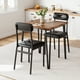 thumbnail image 5 of Juego de comedor compacto 3 piezas – Mesa cuadrada y 2 sillas tapizadas con estructura metálica – Diseño moderno para cocinas, apartamentos y espacios pequeños – Fácil de montar – Color clásico, 5 of 8