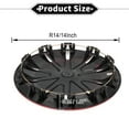 thumbnail image 4 of Unique Bargains 4Pcs R14/14 Inch Universal Wheel Rim Hub Cover Wheel Hub Caps Red Black Plastic, 4 of 7