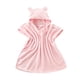 thumbnail image 2 of Toalla con capucha, toalla de baño, toalla de limpieza absorbente de fibra, capa, toalla de baño para niños pequeños, material de fibra suave, diseño plegable y portátil, ideal para baños, 2 of 9