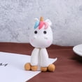 thumbnail image 6 of HOMEMAXS  Squat Unicorn Ornaments Cake Decoration Topper Party Dessert, 6 of 8