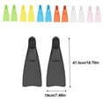 thumbnail image 3 of ZPAQI Professional Scubas Diving Flexible Fin Women Man Kids Swimming Surfings Fin, 3 of 21