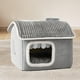 thumbnail image 1 of Nido para gatos, cueva cálida para mascotas, cojín interior con cojín extraíble, cama para gatos, casa para perros, cachorros, mascotas, gatitos, M, 1 of 8